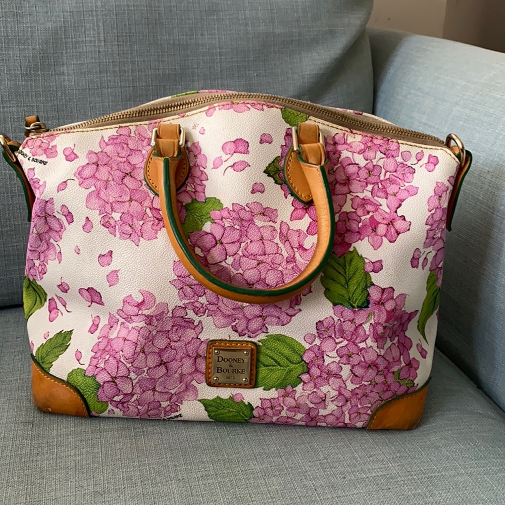 Floral satchel
